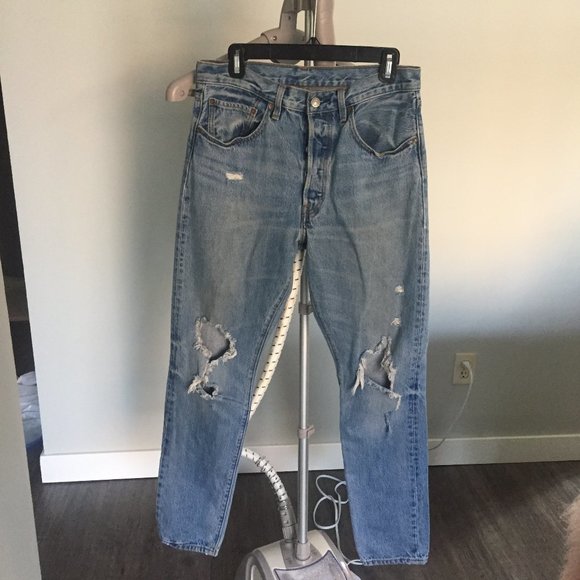 Distressed Levi's - Picture 1 of 4
